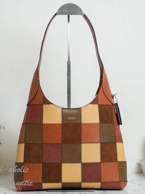 Coach Coachtopia CEZ34 Alter/Ego Brooklyn Shoulder Bag 28 Maple/Stone Multi NWT
